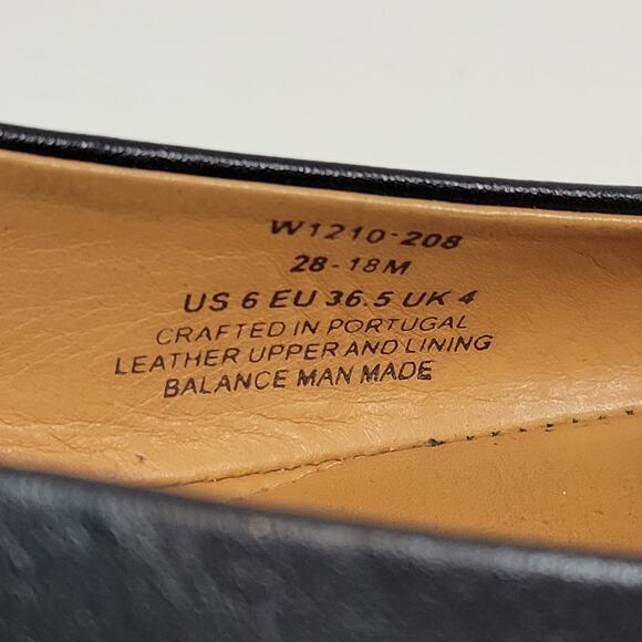 Samuel‎ Hubbard Women's Shoes 6 Black Freedom Dance Leather Round Toe Slip on - Picture 9 of 9